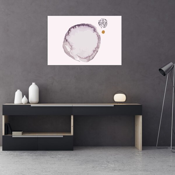 Tablou - Minimalism violet N⁰4 (90x60 cm)