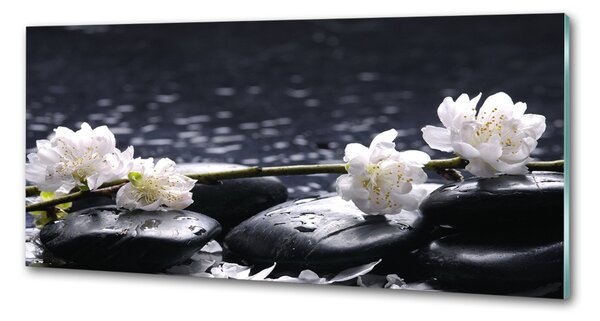 Sticlă bucătărie floare de cires