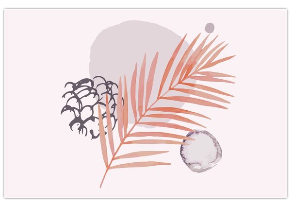 Tablou - Minimalism violet N⁰3 (90x60 cm)