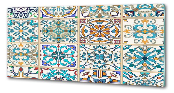 Panou sticlă bucătărie placi ceramice