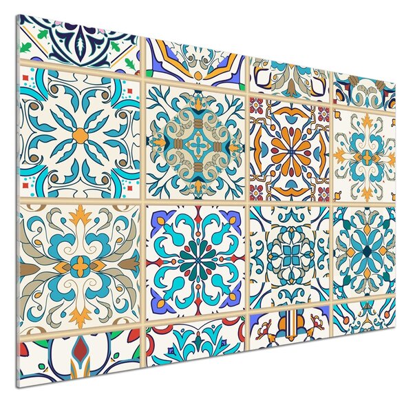 Panou sticlă bucătărie placi ceramice