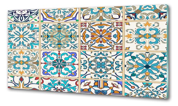 Panou sticlă bucătărie placi ceramice