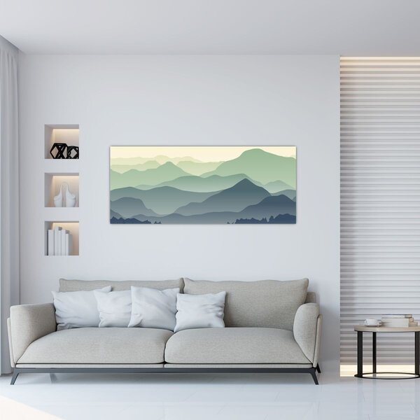 Tablou - Muntele Pădure (120x50 cm)