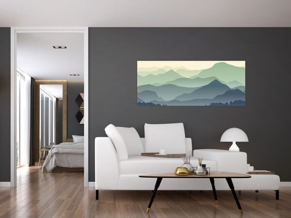 Tablou - Muntele Pădure (120x50 cm)