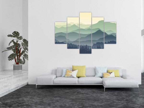 Tablou - Muntele Pădure (150x105 cm)