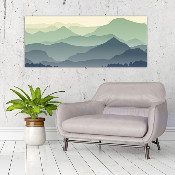Tablou - Muntele Pădure (120x50 cm)