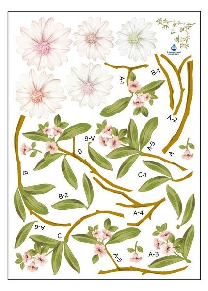 Set autocolante Ambiance Flowering Magnolia