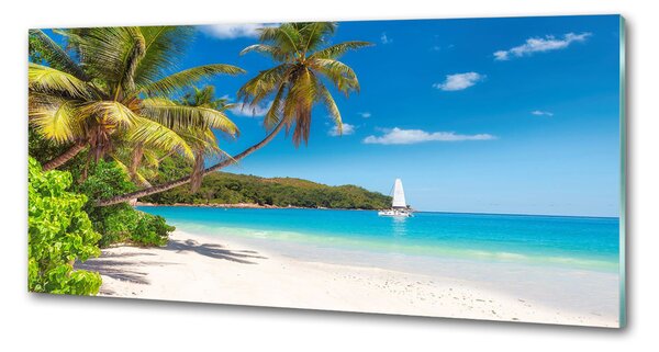 Panou perete bucătărie plaja tropicala