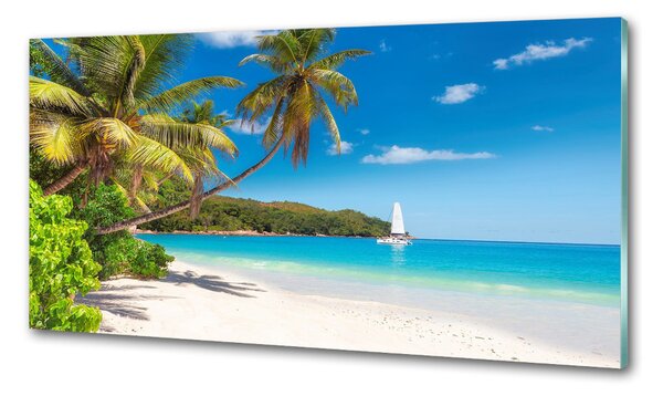 Panou perete bucătărie plaja tropicala