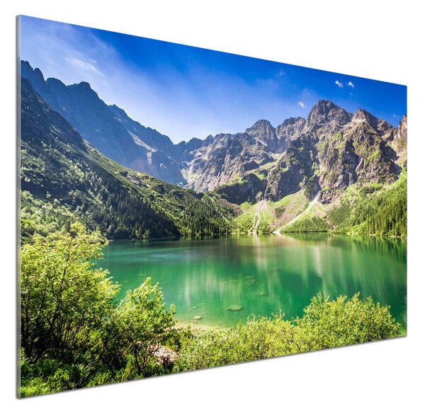 Panou sticla securizata bucatarie Marine ochi Tatry