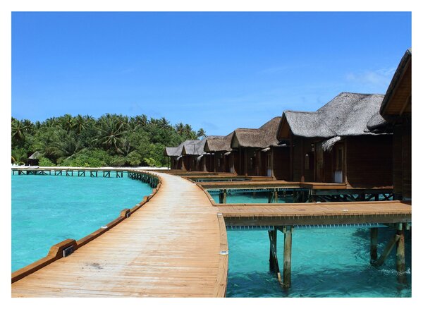 Tablou cu Maledive (70x50 cm)