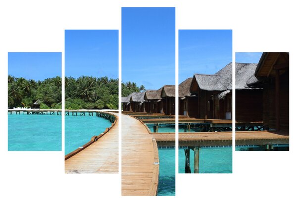 Tablou cu Maledive (150x105 cm)
