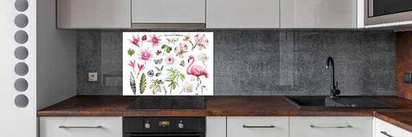 Sticlă printata bucătărie tropical colecție