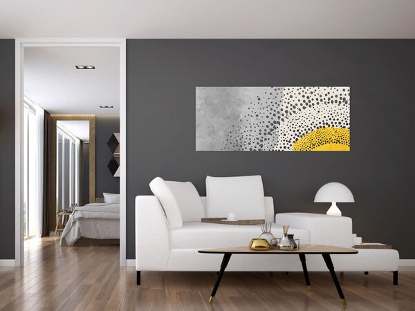 Tablou - pictură abstractă de plajă N⁰3 (120x50 cm)
