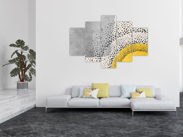 Tablou - pictură abstractă de plajă N⁰3 (150x105 cm)