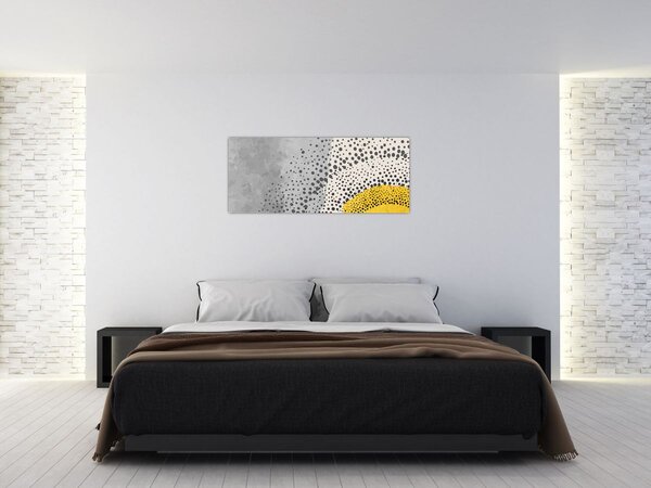 Tablou - pictură abstractă de plajă N⁰3 (120x50 cm)