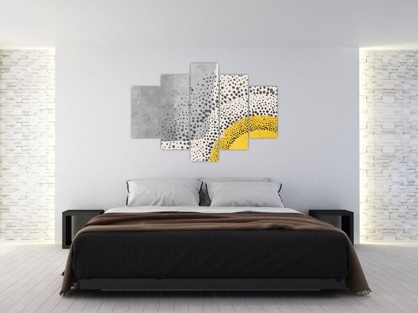 Tablou - pictură abstractă de plajă N⁰3 (150x105 cm)
