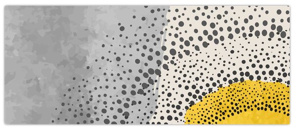 Tablou - pictură abstractă de plajă N⁰3 (120x50 cm)