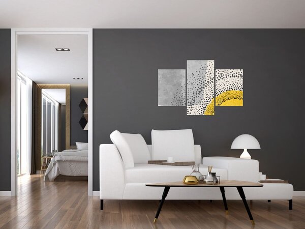 Tablou - pictură abstractă de plajă N⁰3 (90x60 cm)