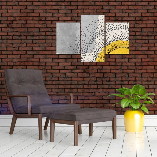 Tablou - pictură abstractă de plajă N⁰3 (90x60 cm)