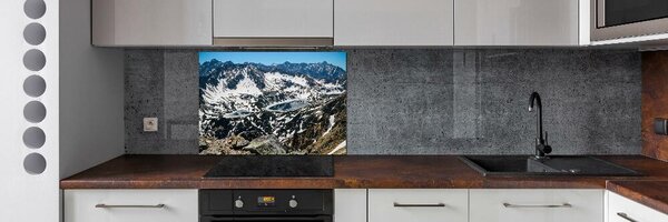 Panou sticla securizata bucatarie Lacul în Munții Tatra