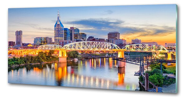 Panou sticlă decorativa bucătărie Podul Tennessee Statele Unite ale Americii