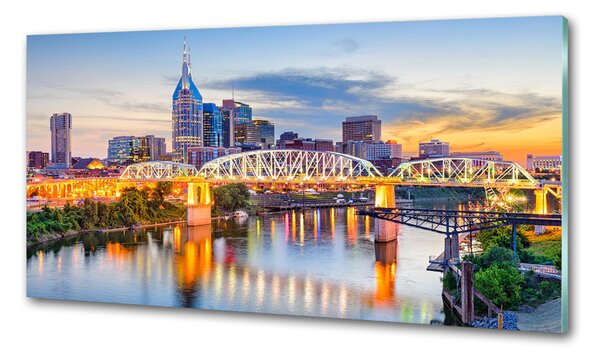 Panou sticlă decorativa bucătărie Podul Tennessee Statele Unite ale Americii