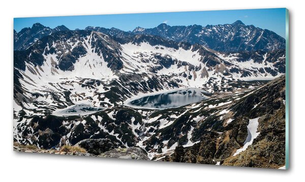 Panou sticla securizata bucatarie Lacul în Munții Tatra