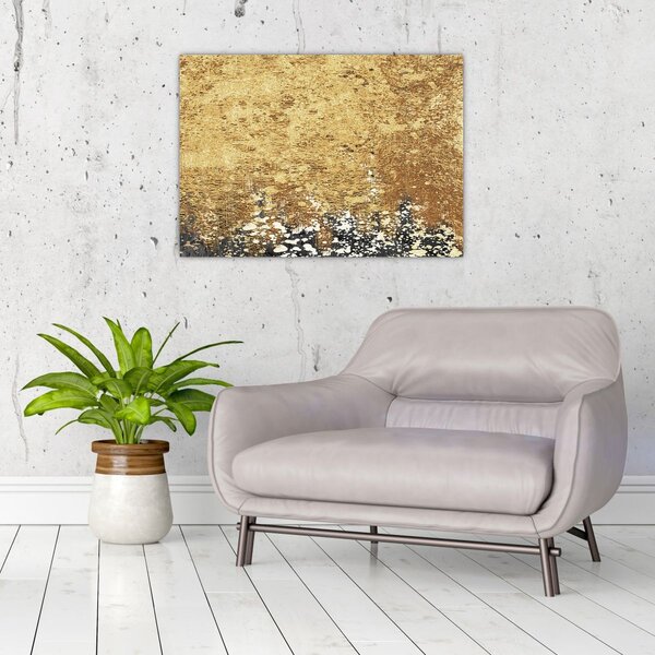 Tablou - Structura de aur N⁰3 (70x50 cm)