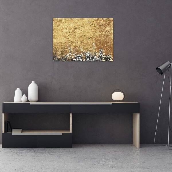 Tablou - Structura de aur N⁰3 (70x50 cm)