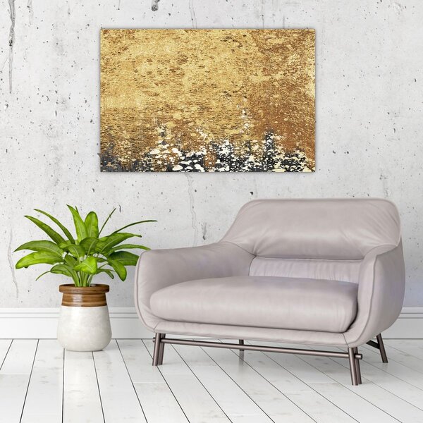 Tablou - Structura de aur N⁰3 (90x60 cm)