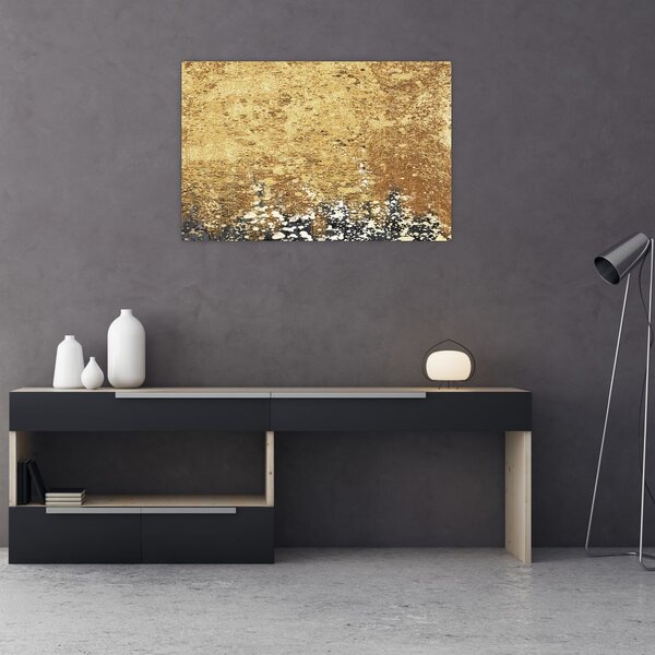 Tablou - Structura de aur N⁰3 (90x60 cm)