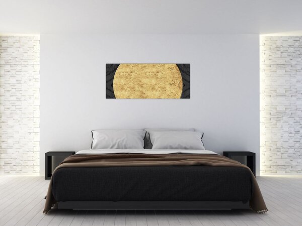 Tablou - Structura de aur N⁰2 (120x50 cm)