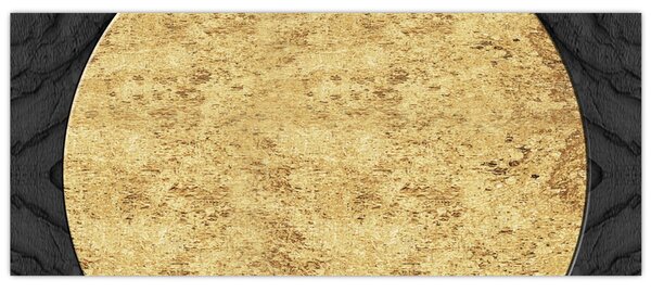 Tablou - Structura de aur N⁰2 (120x50 cm)