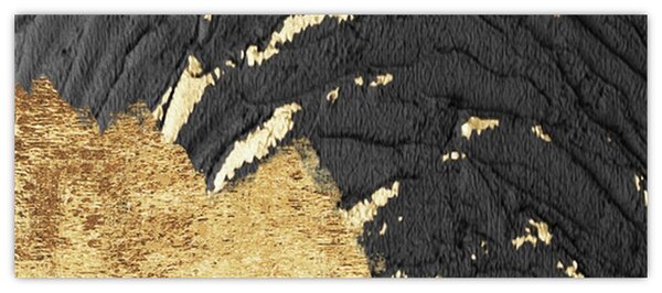 Tablou - Structura de aur N⁰1 (120x50 cm)