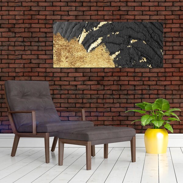 Tablou - Structura de aur N⁰1 (120x50 cm)