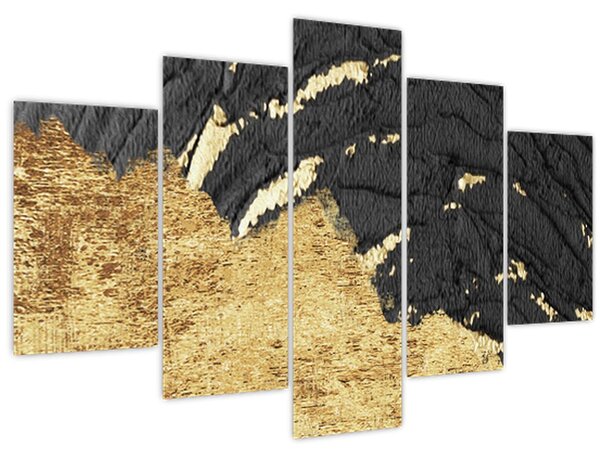 Tablou - Structura de aur N⁰1 (150x105 cm)