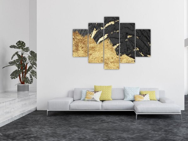 Tablou - Structura de aur N⁰1 (150x105 cm)