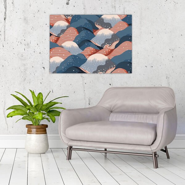 Tablou - Valuri japoneze (70x50 cm)