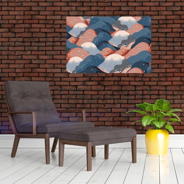 Tablou - Valuri japoneze (90x60 cm)