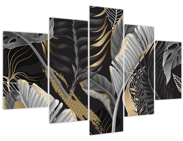 Tablou - Jungla de aur (150x105 cm)