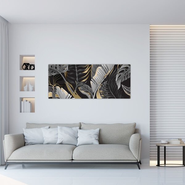 Tablou - Jungla de aur (120x50 cm)