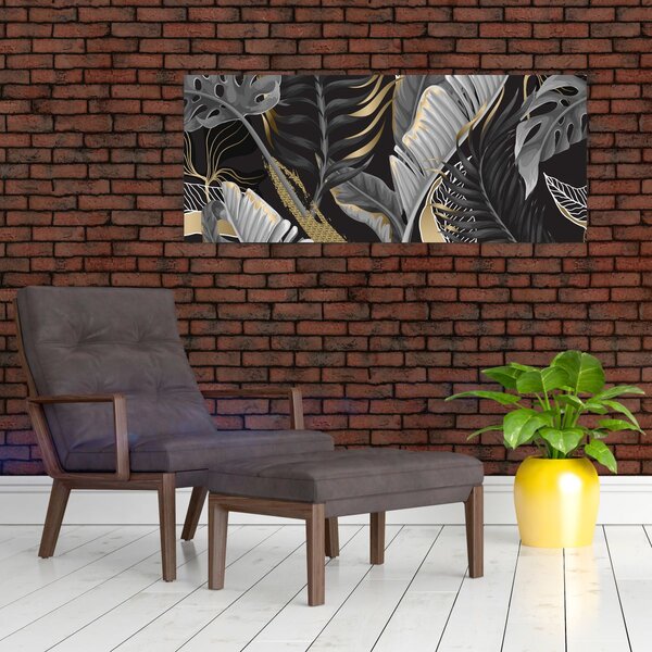 Tablou - Jungla de aur (120x50 cm)