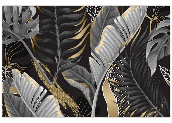 Tablou - Jungla de aur (90x60 cm)