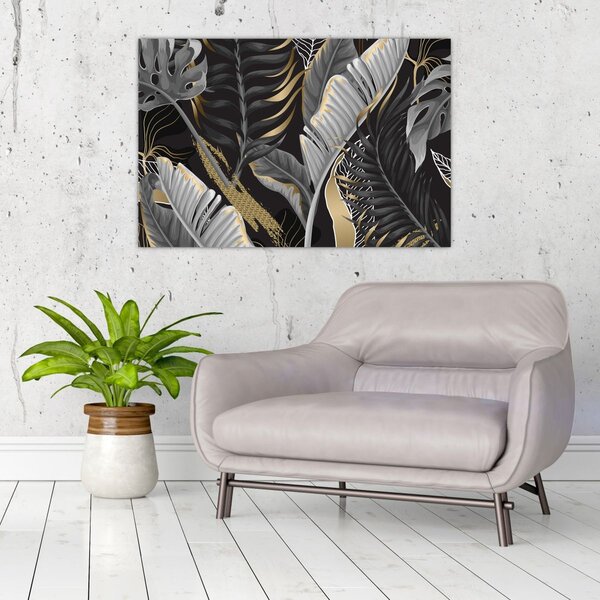 Tablou - Jungla de aur (90x60 cm)