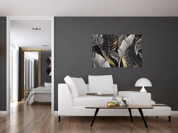 Tablou - Jungla de aur (90x60 cm)