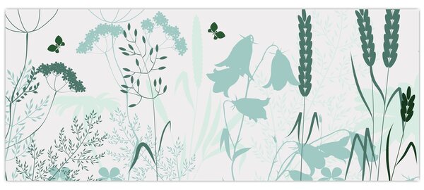 Tablou - Vector pajiște (120x50 cm)