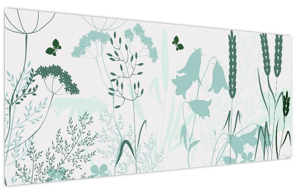 Tablou - Vector pajiște (120x50 cm)