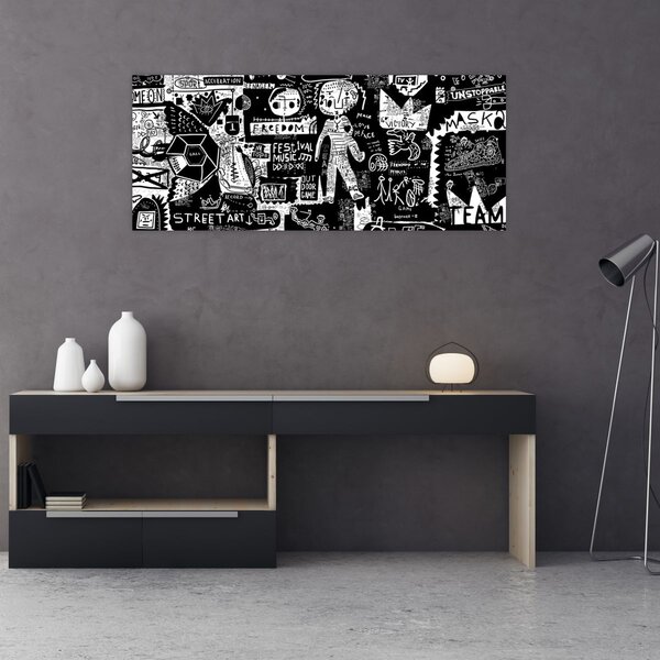Tablou - Graffiti (120x50 cm)