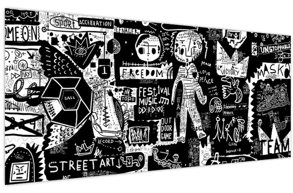 Tablou - Graffiti (120x50 cm)
